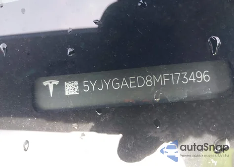 2021 Tesla Model Y Performance Dual Motor All-Wheel Drive/Standard Range Rear-Wheel Drive из США, поврежденный, VIN 5YJYGAED8MF173496
